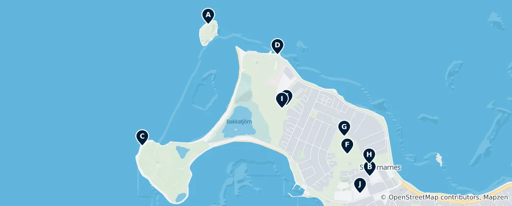 Mapa Seltjarnarnesbær Essentials