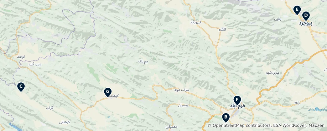 Mapa Historic Castles & Monuments