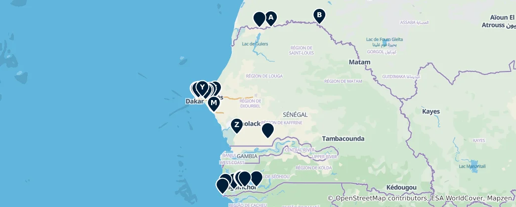Mapa Markets and Shopping