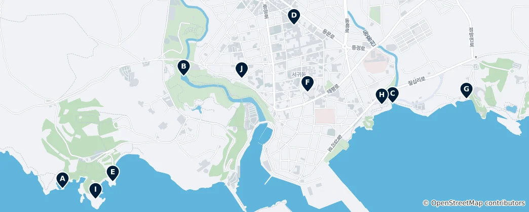 Mapa Seogwipo Essentials
