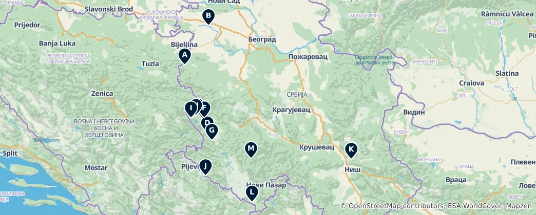 Map of Natural Wonders