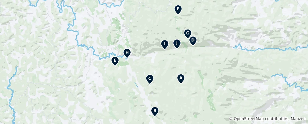 Mapa de Serra do Cipó National Park Unmissables