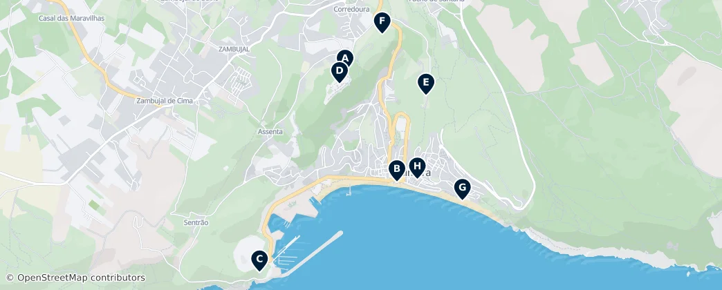 Sesimbra's Essential Charm — Map