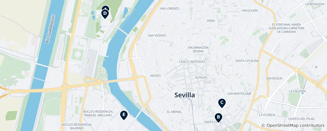 Mapa Hidden Gems