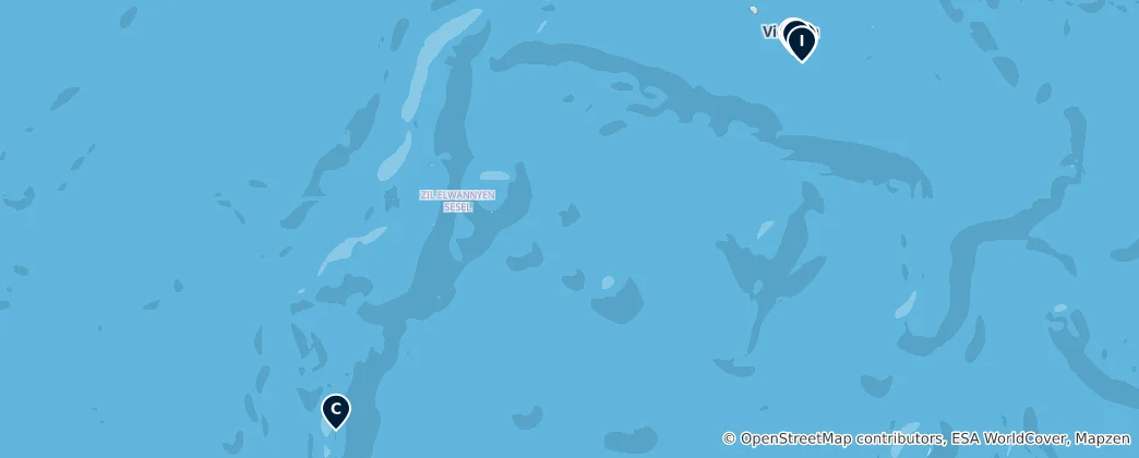 Map of Top Beaches