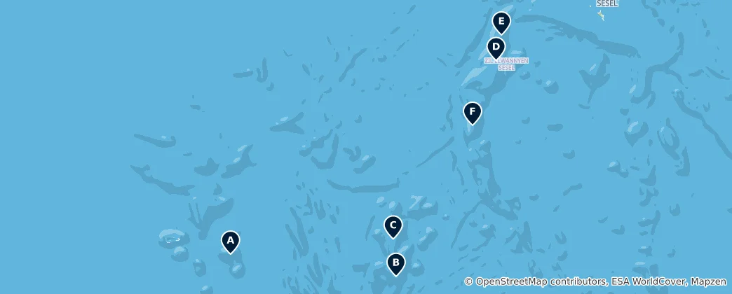 Mapa Underwater Wonders