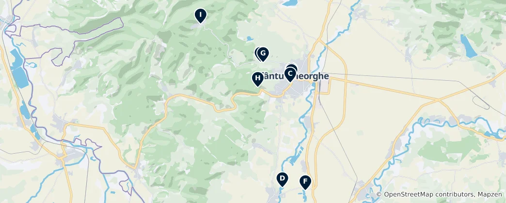Mapa Parks & Nature