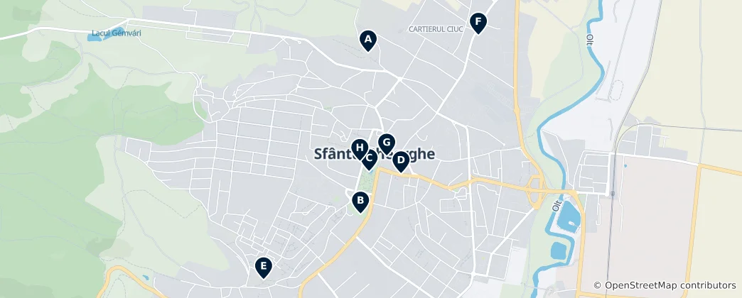 Mapa Sfântu Gheorghe Essentials
