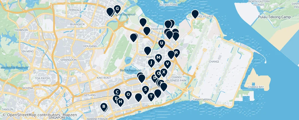 Mapa Places of Worship