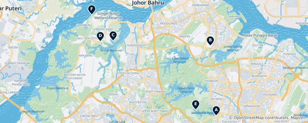 Mappa di Hidden Gems