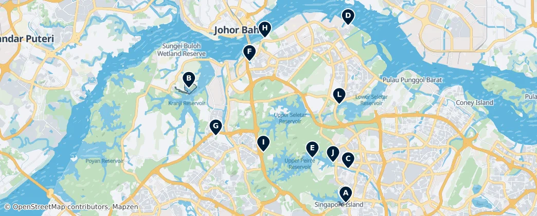 Parks and Nature Reserves — Kaart