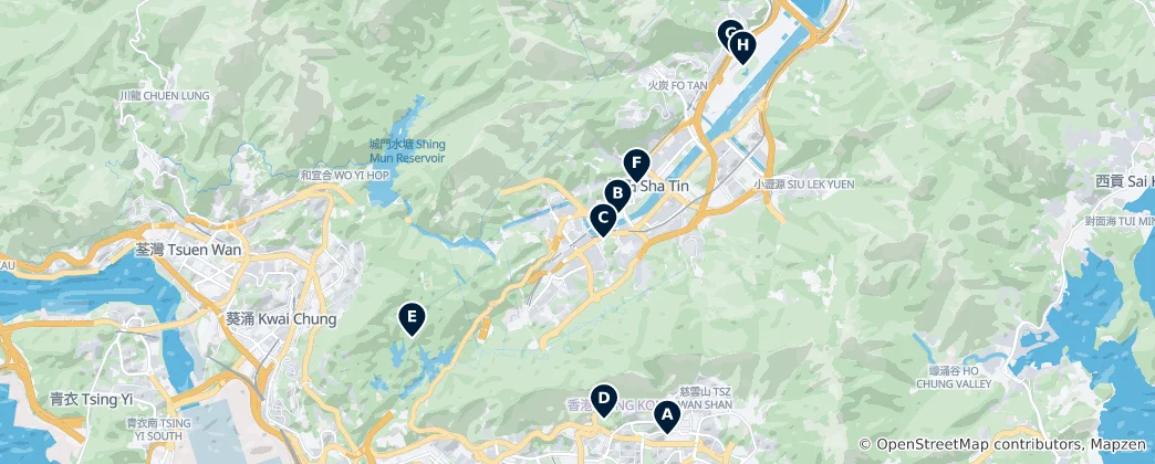 Mapa Sha Tin's Absolute Essentials