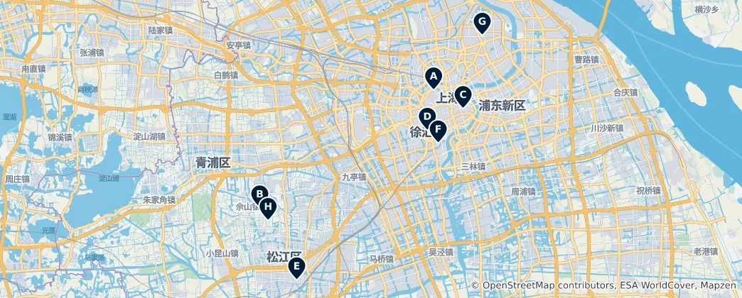 Mappa di Historic Temples & Churches