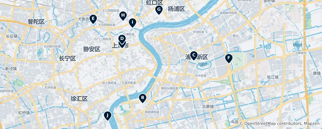 Mapa Top Museums & Art Galleries