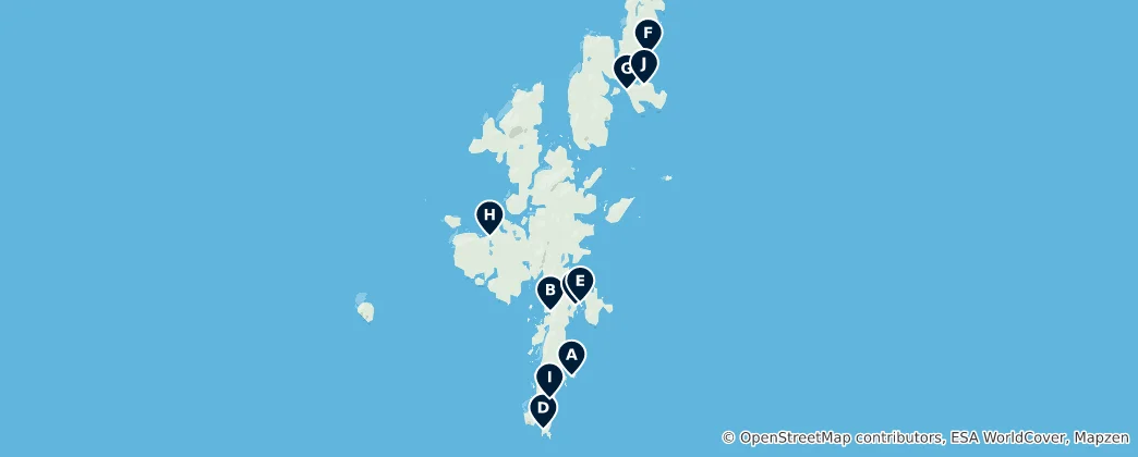 Map of Archaeological Sites & Ruins