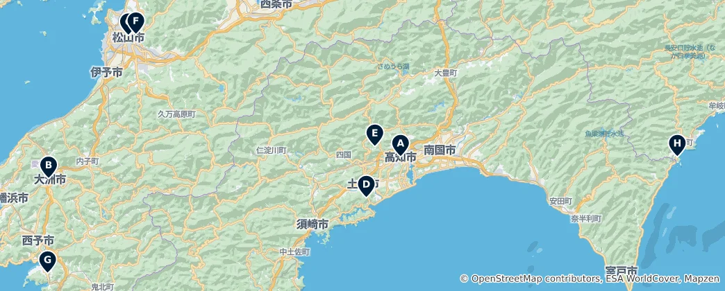 Map of Castles and Historic Sites