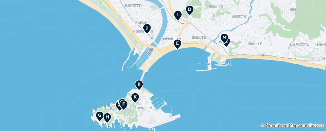 Mapa Shōnan's Unmissable Coastal Gems