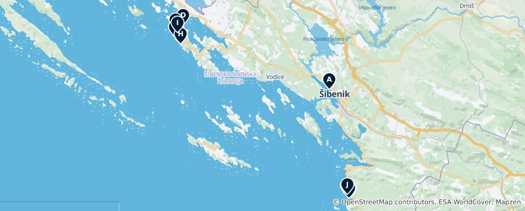 Mapa Coastal Escapes