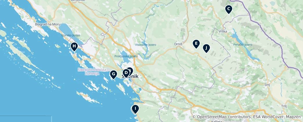 Mapa Religious Heritage