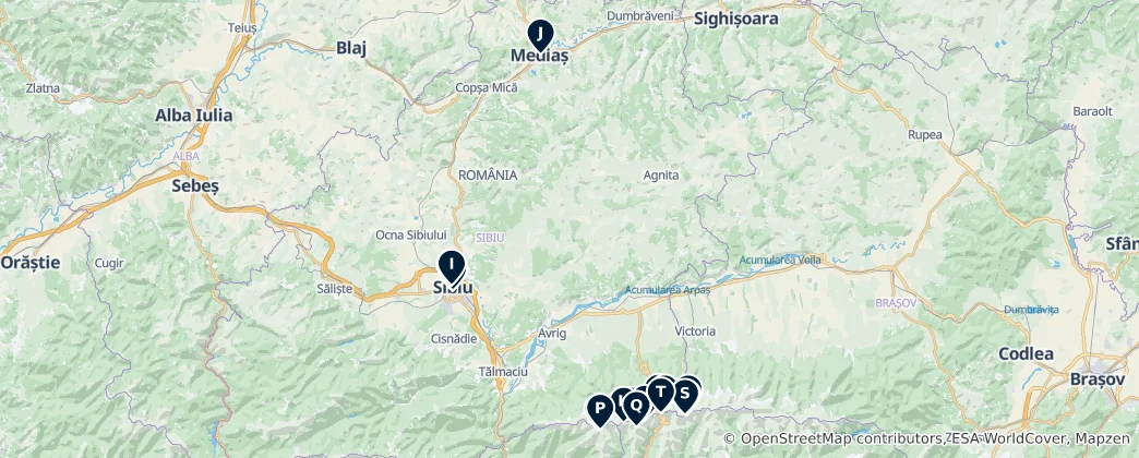 Map of Peaks and Towers