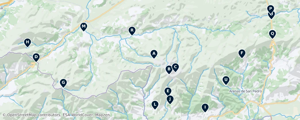 Mappa di Parque Regional de la Sierra de Gredos: The Absolute Essentials