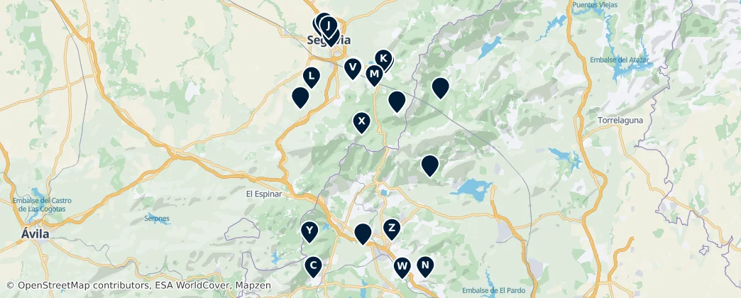 Карта Historical Ruins and Sites