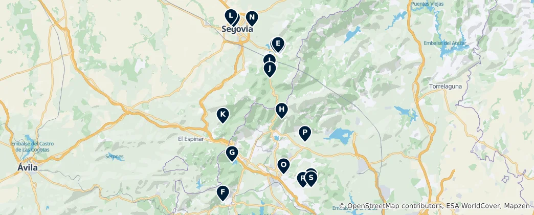 Map of Parks and Gardens