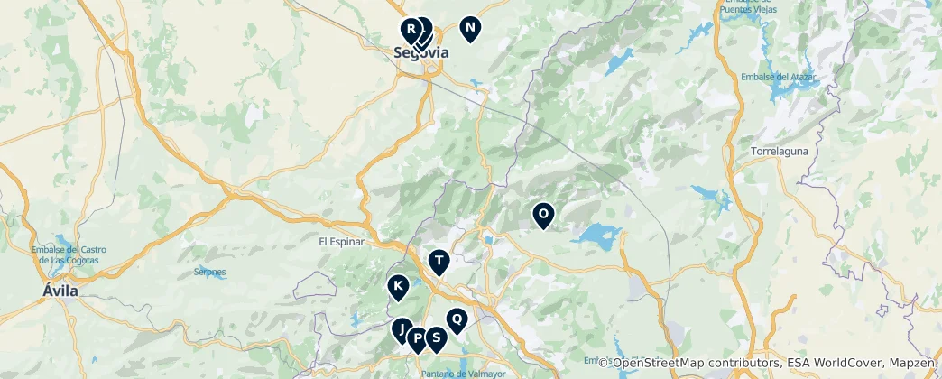 Map of Spain's Religious Heritage