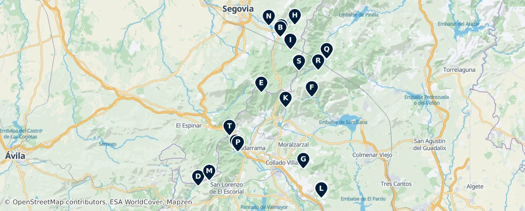 Map of Water Features of Note