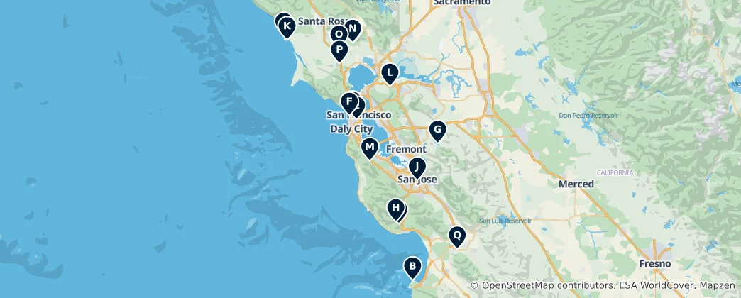Mapa Parks and Protected Areas