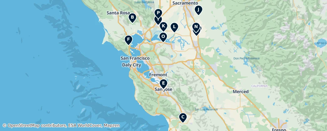 Mapa de Sacred Sites and Spiritual Landmarks
