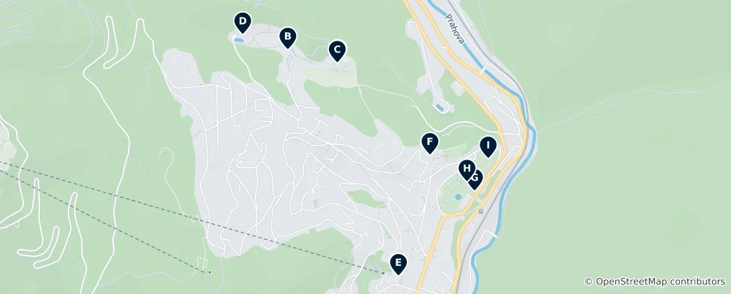 Mappa di Sinaia's Royal Treasures & Mountain Charm