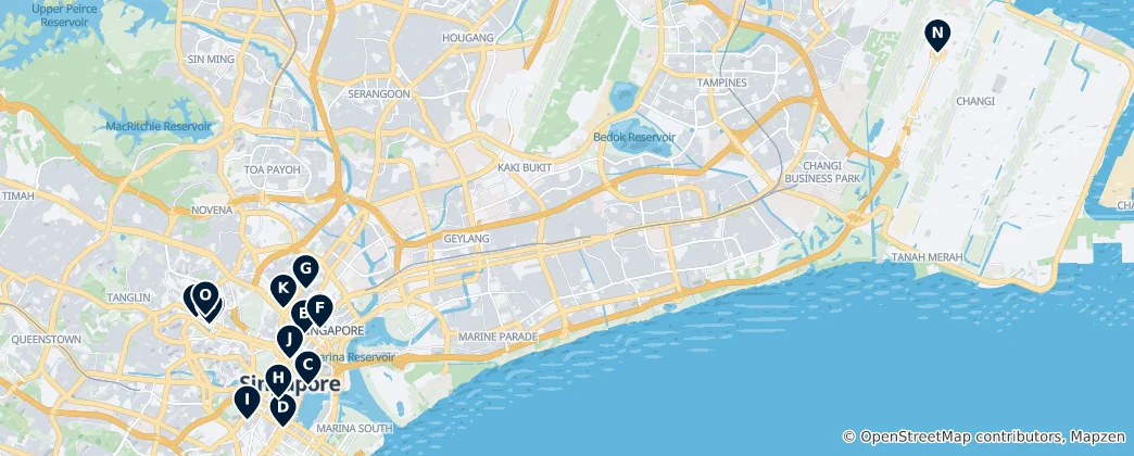 Map of Best Shopping & Markets