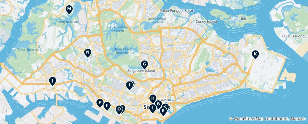 Mapa Parks & Nature