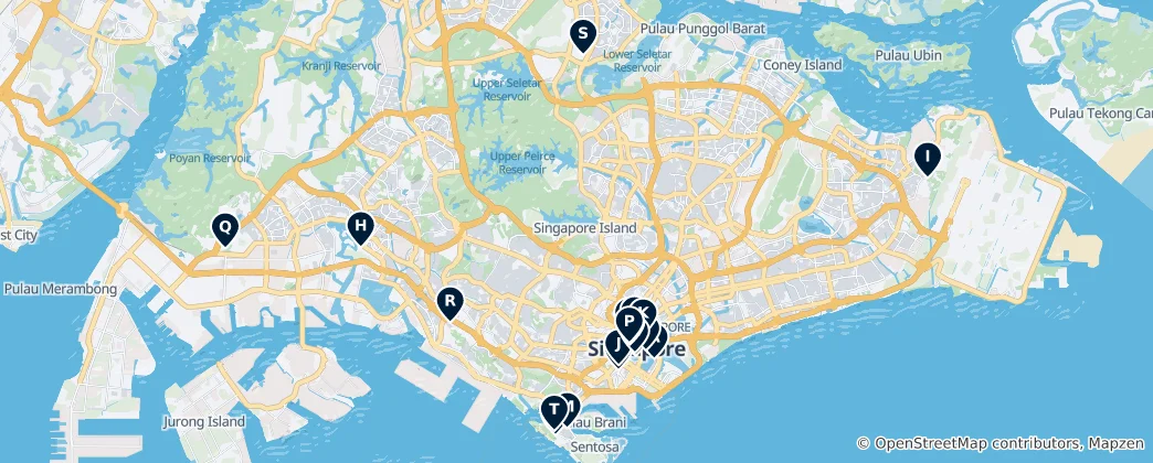 Mapa Top Museums & Galleries