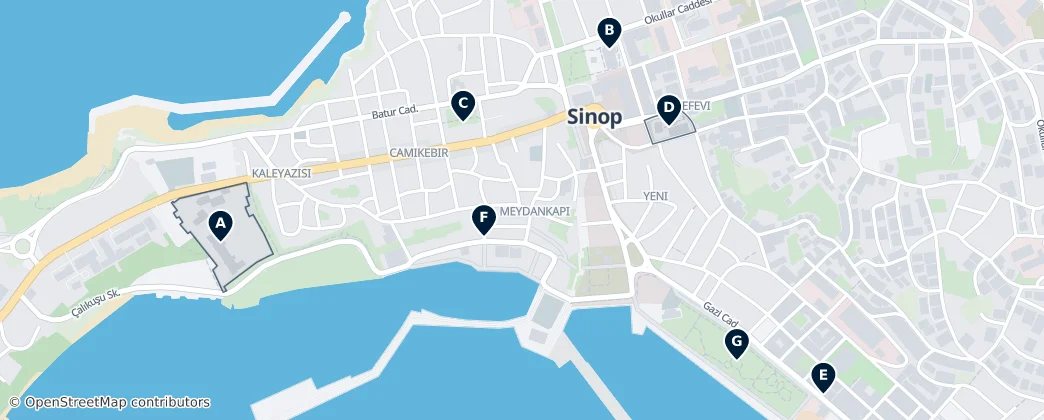 Sinop Essentials — Térkép