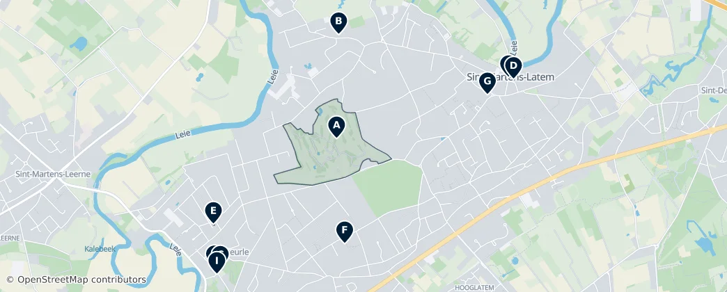Sint-Martens-Latem Essentials — Mapa