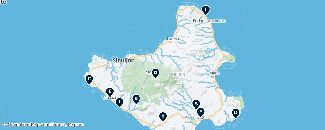 Siquijor Essentials — Map