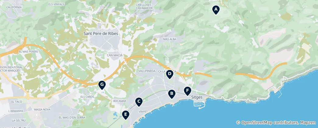 Karte von Catalonia's Natural Escapes