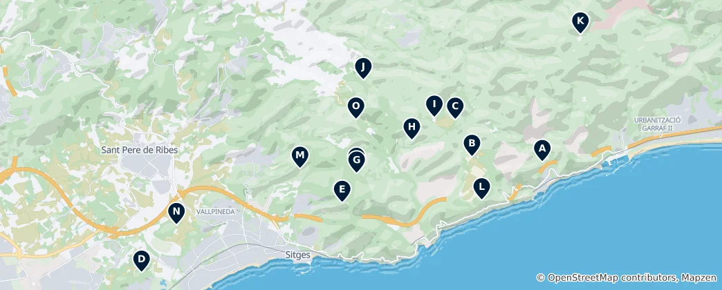 Mappa di Historic Ruins and Castles