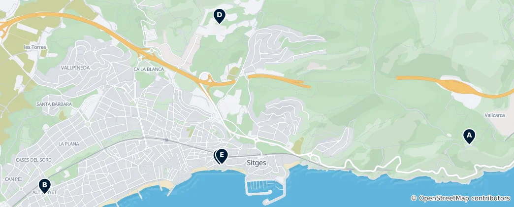 Karte von Sacred Sites and Cemeteries