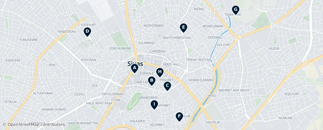Historic Mosques & Shrines — Mapa