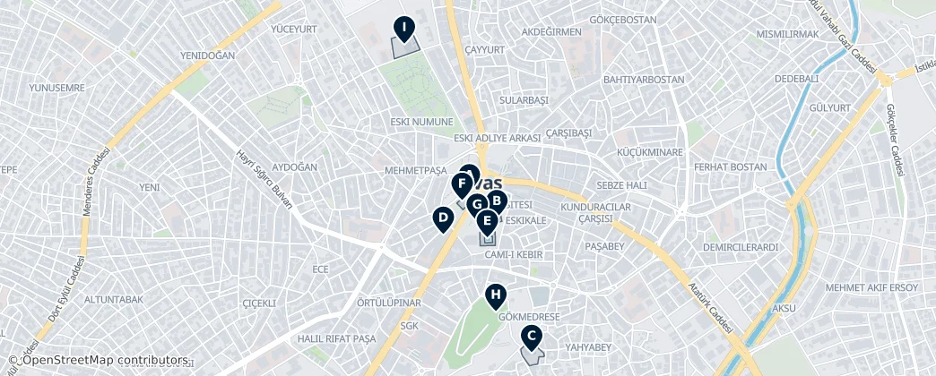 Sivas Essentials — Mapa