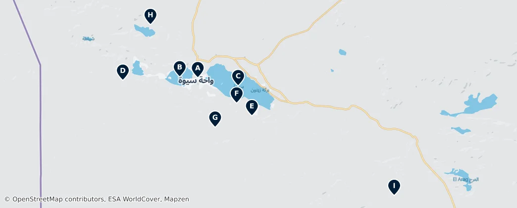 Natural Wonders — Map