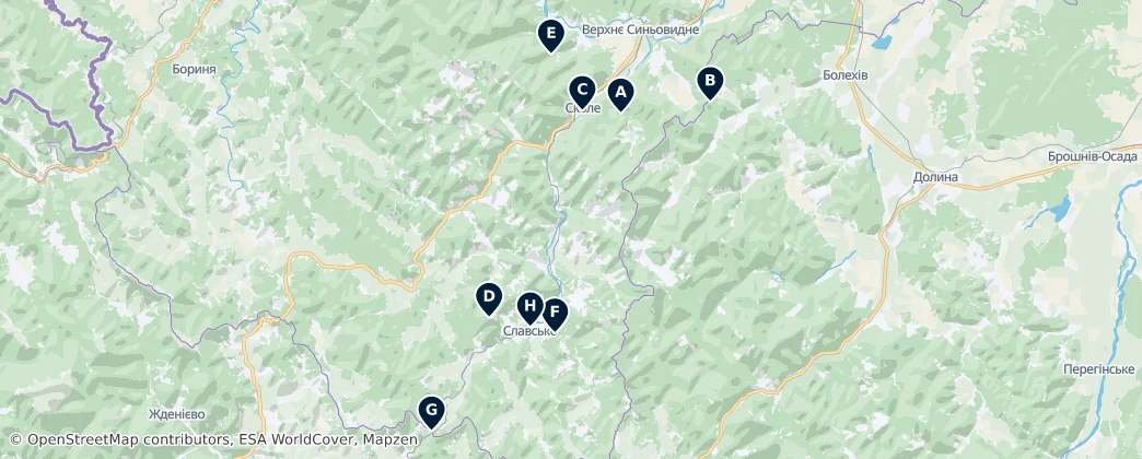 Map of Skole's Essential Nature and Culture