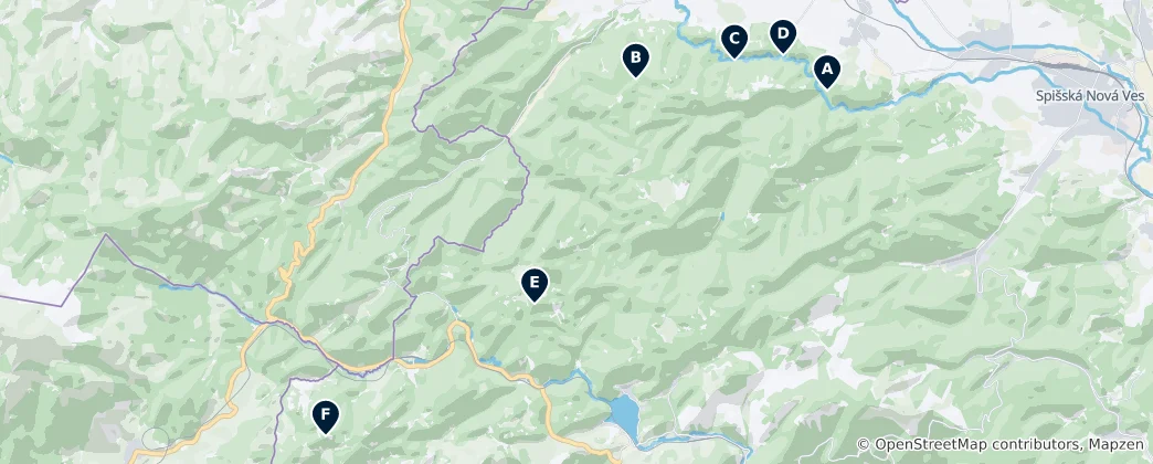 Map of Best Views and Hiking Trails