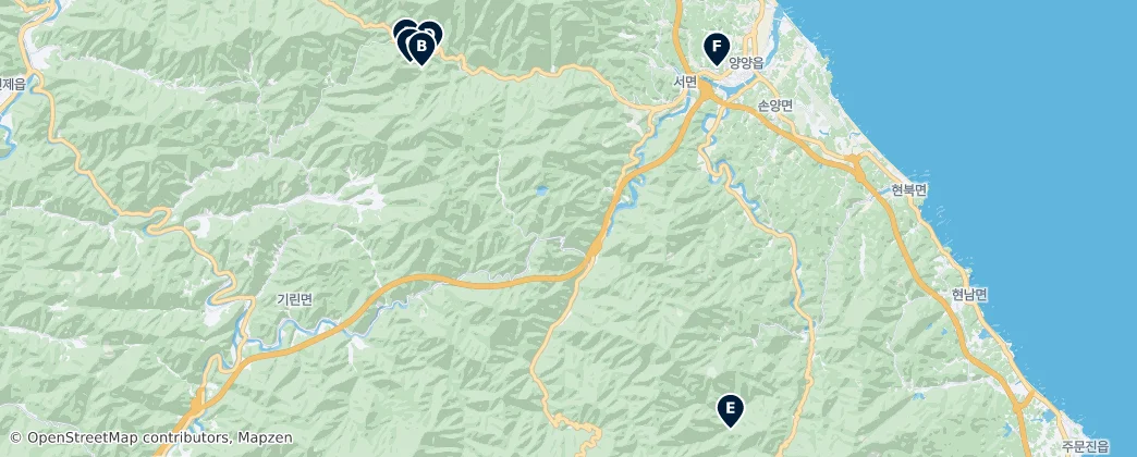Hidden Gems — Map