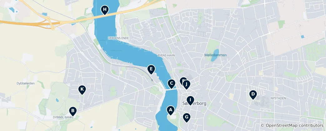 Mapa Sønderborg Essentials