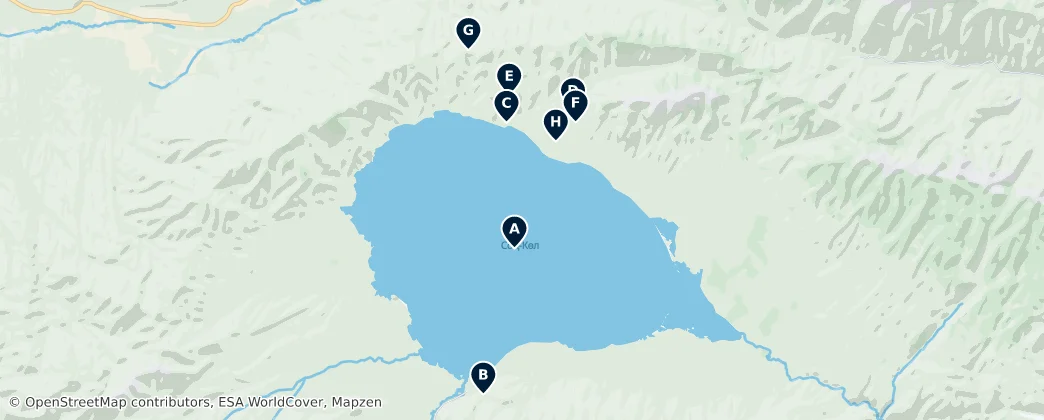 Song Kol Lake Essentials — Mappa
