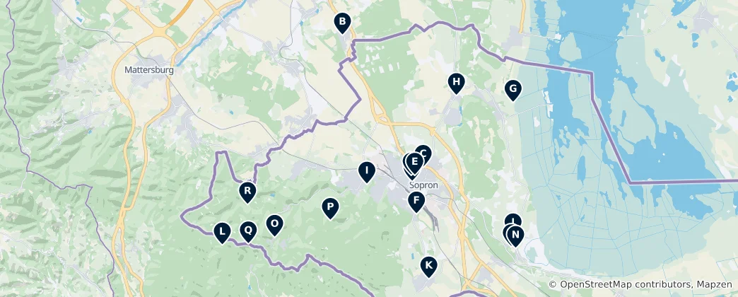 Map of Sacred Sites and Shrines